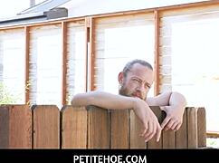 Oh wow, lily glee the petite pornstar can't resist her fitness instructor's huge cock!