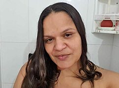 Latina Prostitute Teases Cuckold Husband Evandro