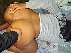 身材火辣黑妹全根鸡巴插进尖叫高潮，猛打巨黑臀