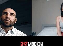Horny Stepdaughter Gets Naughty on Video Call with Stepdad