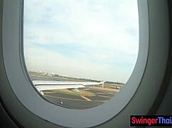 guy fucks his asian teen girlfriend in hotel after airplane