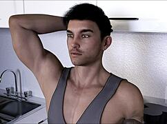 Intertwined episode 155 features cute curvy characters in 3D.