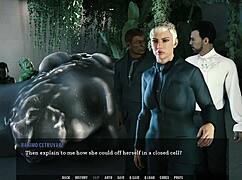 Hot banging with an ebony goddess in sexy outfit