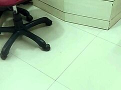 Beautiful Asian secretary gets fingered and fucked by her boss at work