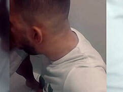 Damn! He paid me to suck him in the gym locker!