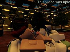 My subscriber wouldn’t stop begging for Roblox condo action. Finally gave in and drilled her hard! 😈