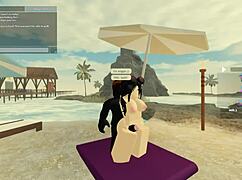 靠，湿腿骑着怪物鸡巴，狗爬式狂野干！😜