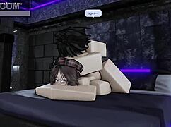 哟，我的私人荡妇让我在Roblox上连续射两次，太不真实了！😍