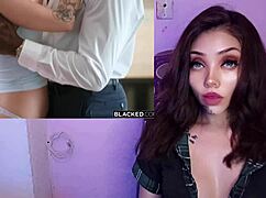 Latina Teen Devours Massive Black Cock in POV Action