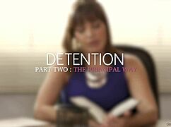 Samantha Rone in detention Part 2: Double penetration the principal can’t handle