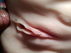 crisp close-ups of double penetration with a real fuck doll.