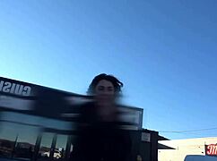 Sabrine, the stunning French brunette, craves intense anal action