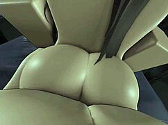 Big tits bouncing while being fucked on Roblox