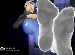 foot slave gets femdom treatment in bdsm fetish