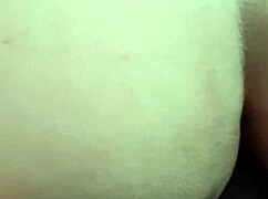 Young and amateur Colombian bride shows off her assets