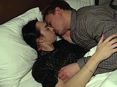 Hey, hear this sweet brunette moan like a bitch getting fucked doggy-style?