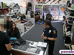 omg, me and my friend got caught stealin’ and banged hard by pawn dude!