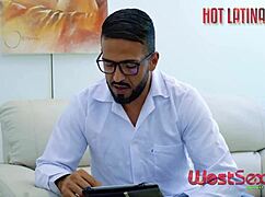 i saw my naughty patient was horny and gave her hot therapy