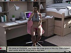 babysitter 04 massaging the girls suggestively