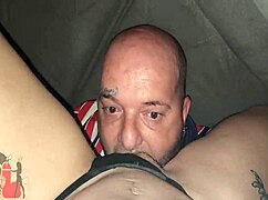 My cuckold didn't notice I came back late from the gym with a creampie surprise for him to clean up