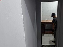 Wife sneaks around with the plumber for a dirty hookup