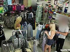 Shoplifter mira monroe in a sexy cop dress enjoys a hot fuck session.