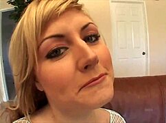 I’m a busty blonde getting facefucked by three massive cocks hard!