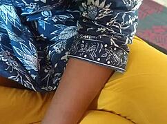 jija fucks sali for movie show, ebony curvy mature with dirty talk and ass worshiping