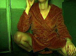 she smokes and spits while wearing high heels