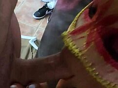 Latina Neighbor Gives Blowjob In Group Homemade Swingers Scene