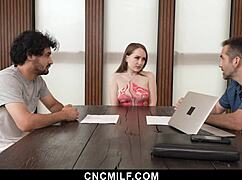 Stepson and husband freeuse stepmom anytime they want, wow! 😍