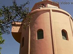 Holy Hell! Eva Angelina Deepthroats and Fucks Thick Dick Outdoors!