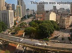 victoria camargo's first time facing two big cocks.