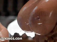 Hey, Angela White and friends Sloan Harper, Sofie Reyez, Xander Corvus having fun on a wild boat ride