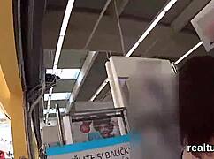 perfect czech teenie seduced at mall, penetrated deep in wild pov