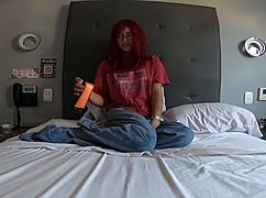 Teen enjoys cowgirl sex without condom worries