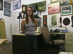 excited little 18+ dilettante harlot is feeling some cock inside