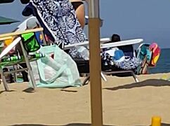 check out this candid video of a little 18+ girl in bikini at the beach