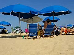 check out this candid video of a little 18+ girl in bikini at the beach