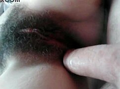 Wife jerks husband's cock then rides hard.