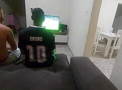 Bet my wife to a friend, lost, n she had to bang him!