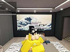 Fucking My Best Friend Hard in Roblox