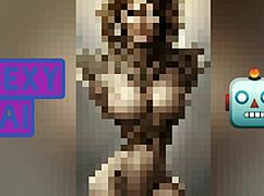 Jennifer Lopez stuns with huge tits and perfect ass in this AI art tribute. What a celebrity masterpiece!