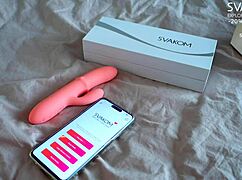 i let a stranger fuck me online with svakom mora neo - sunako kirishiki 😍🔥