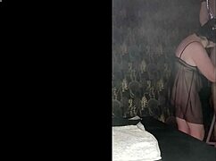 mistress kantalie dominates slave ebed with blowjob and bondage!