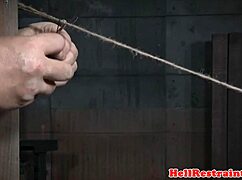 bdsm submissive gets anal penetration from sex machine