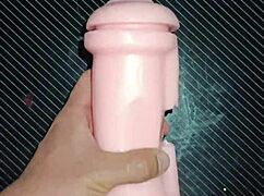 Kissy gives blowjob then gets filled with cum during quickie