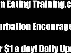 Play With Yourself Then Eat Your Cum, Now!