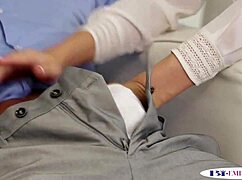 blindfolded bisexual jock sucked before intense anal pounding