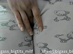 Pajama masturbation with big ass Arab teen